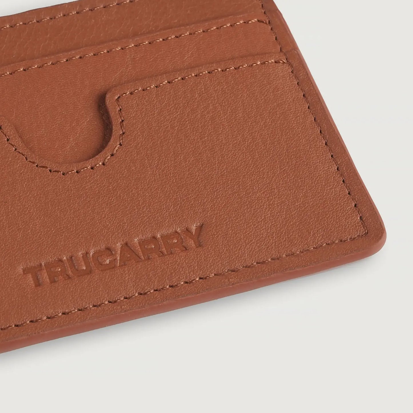 Karl Brown Leather Card Holder