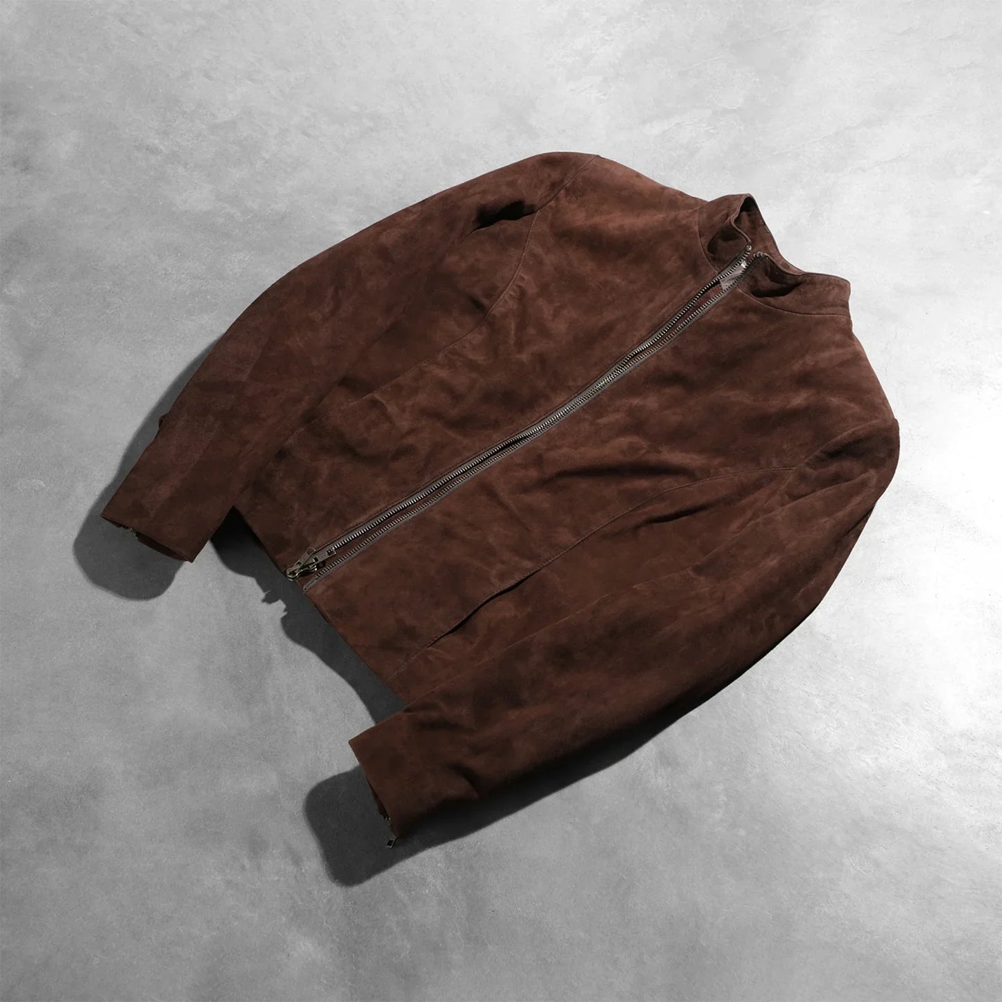Women's Mocha Cowhide Suede Biker Jacket – Rumella Style