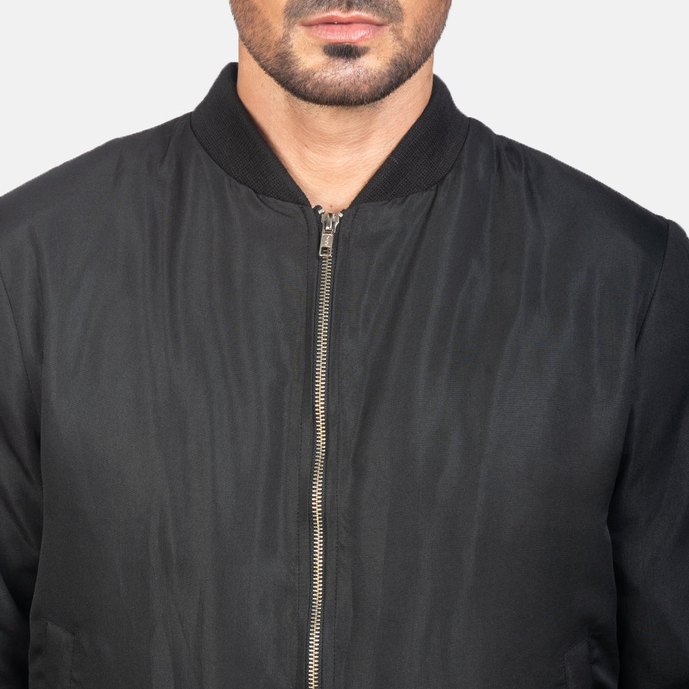 Zack Black Bomber Jacket SH14