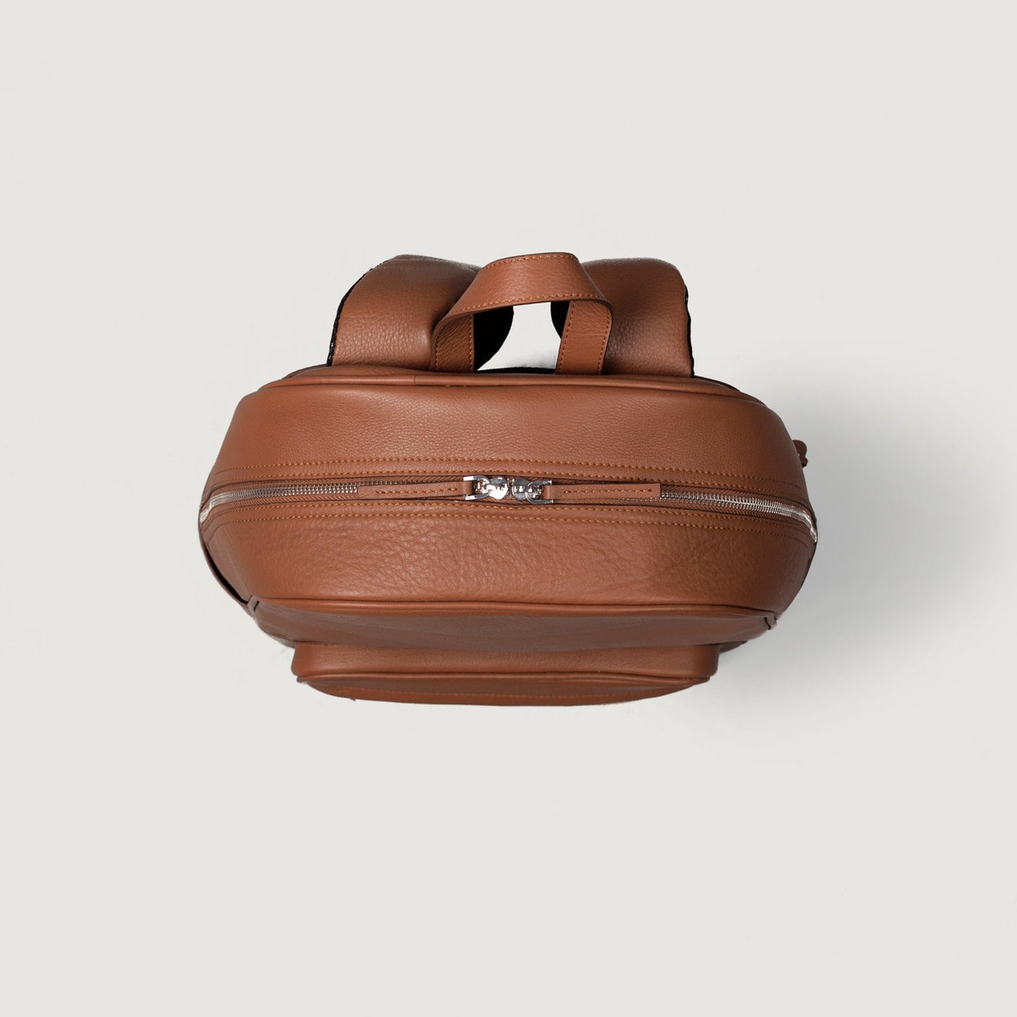 The Philos Brown Leather Backpack
