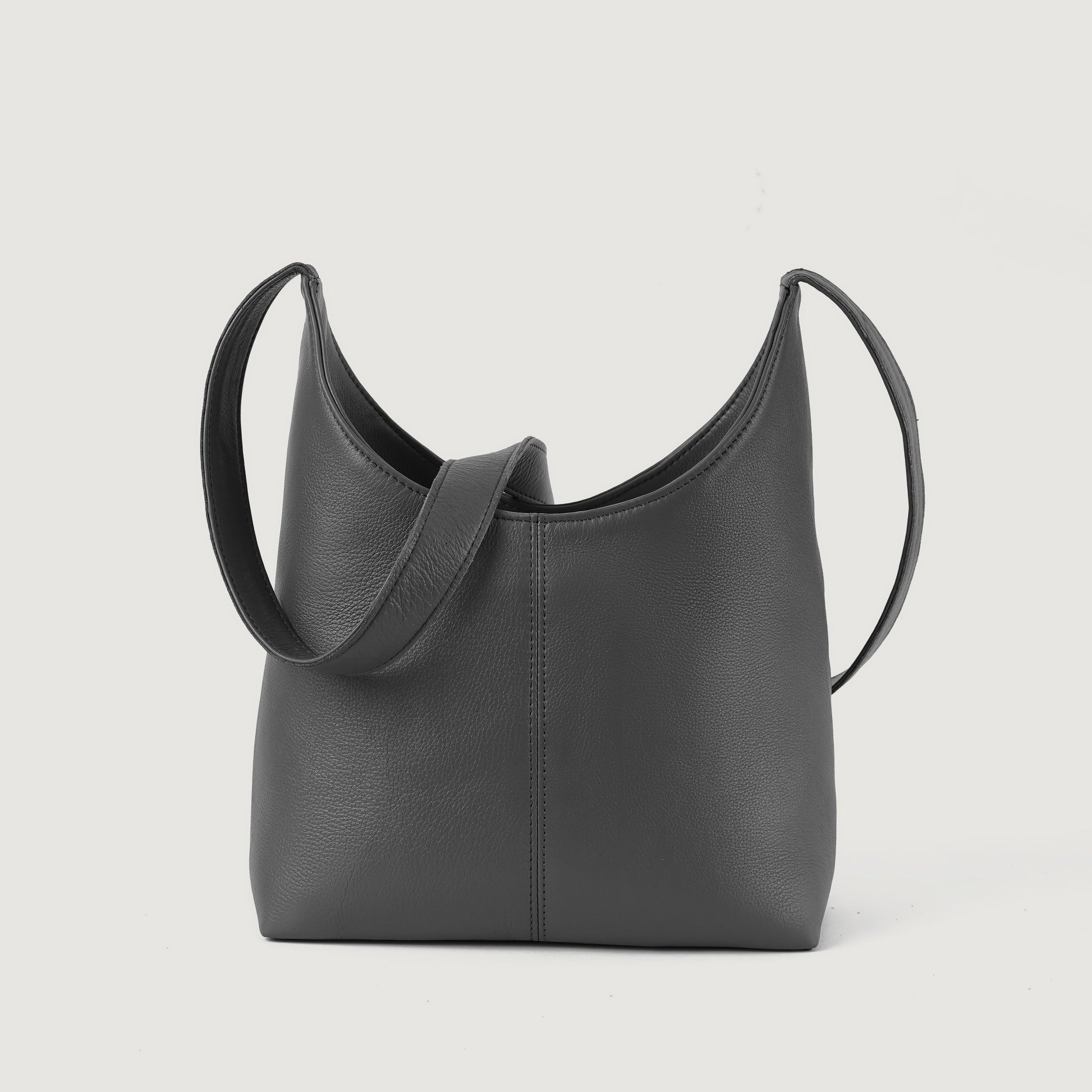 The Stefani Grey Leather