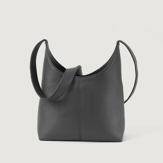 The Stefani Grey Leather
