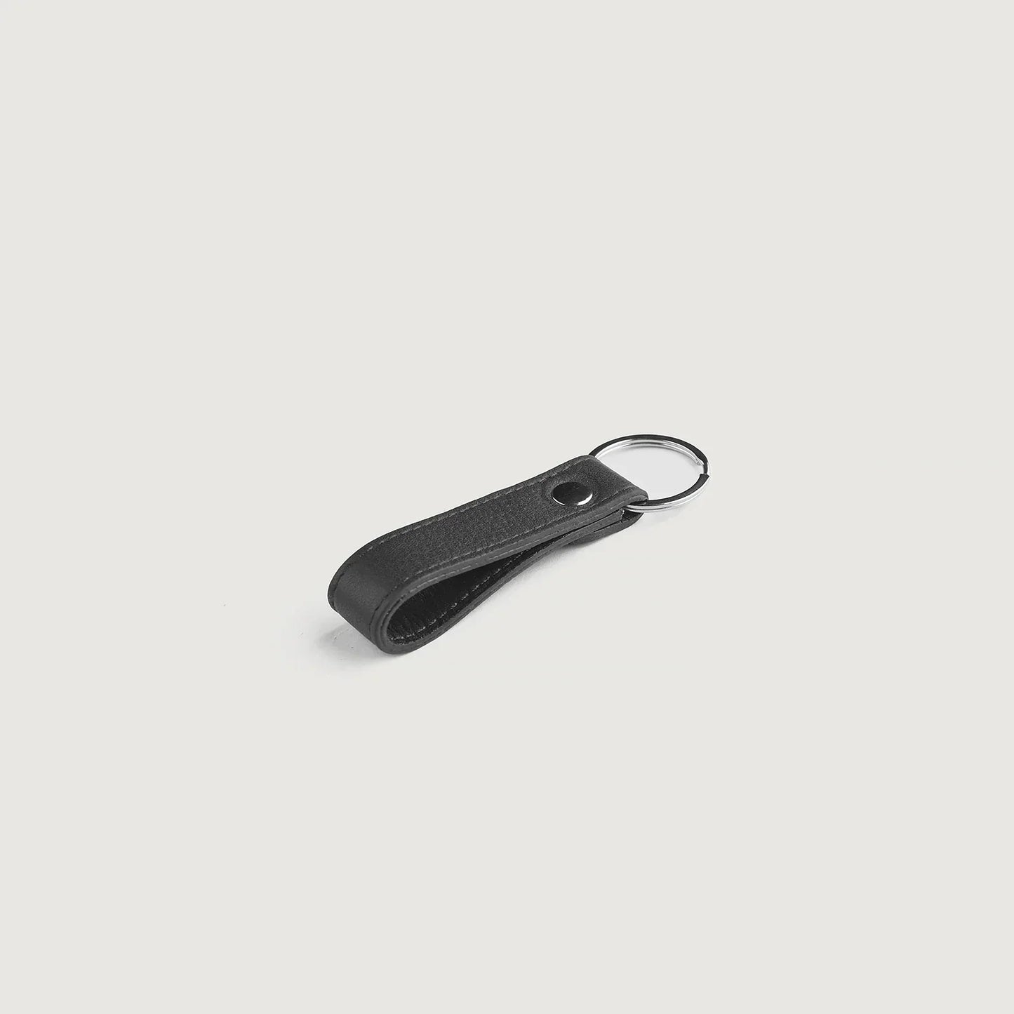 Adkins Black Leather Keychain G10
