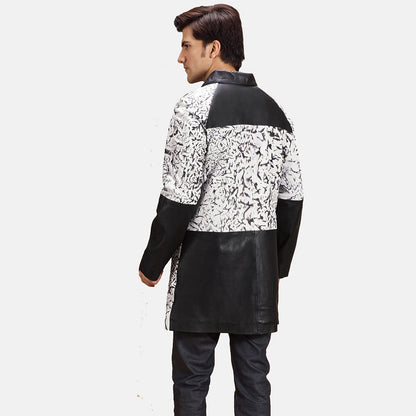 Artistry Black Dye Leather Coat