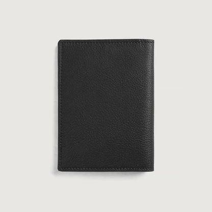 Bernardi Black Leather Travel Wallet