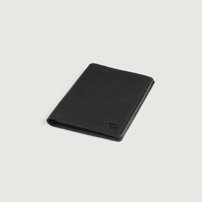 Bernardi Black Leather Travel Wallet