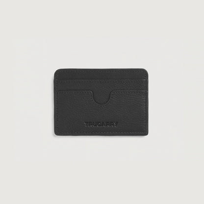 Karl Black Leather Card Holder