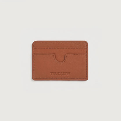 Karl Brown Leather Card Holder