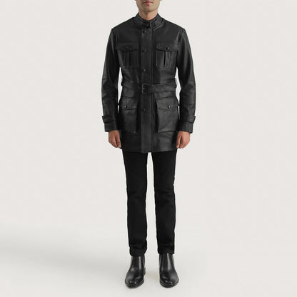 Dolf Black Leather Jacket