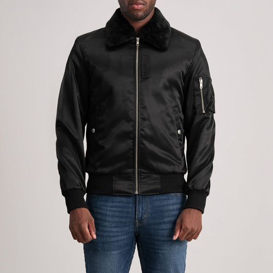 Men's Black B-15 Bomber Jacket – Clyde Style