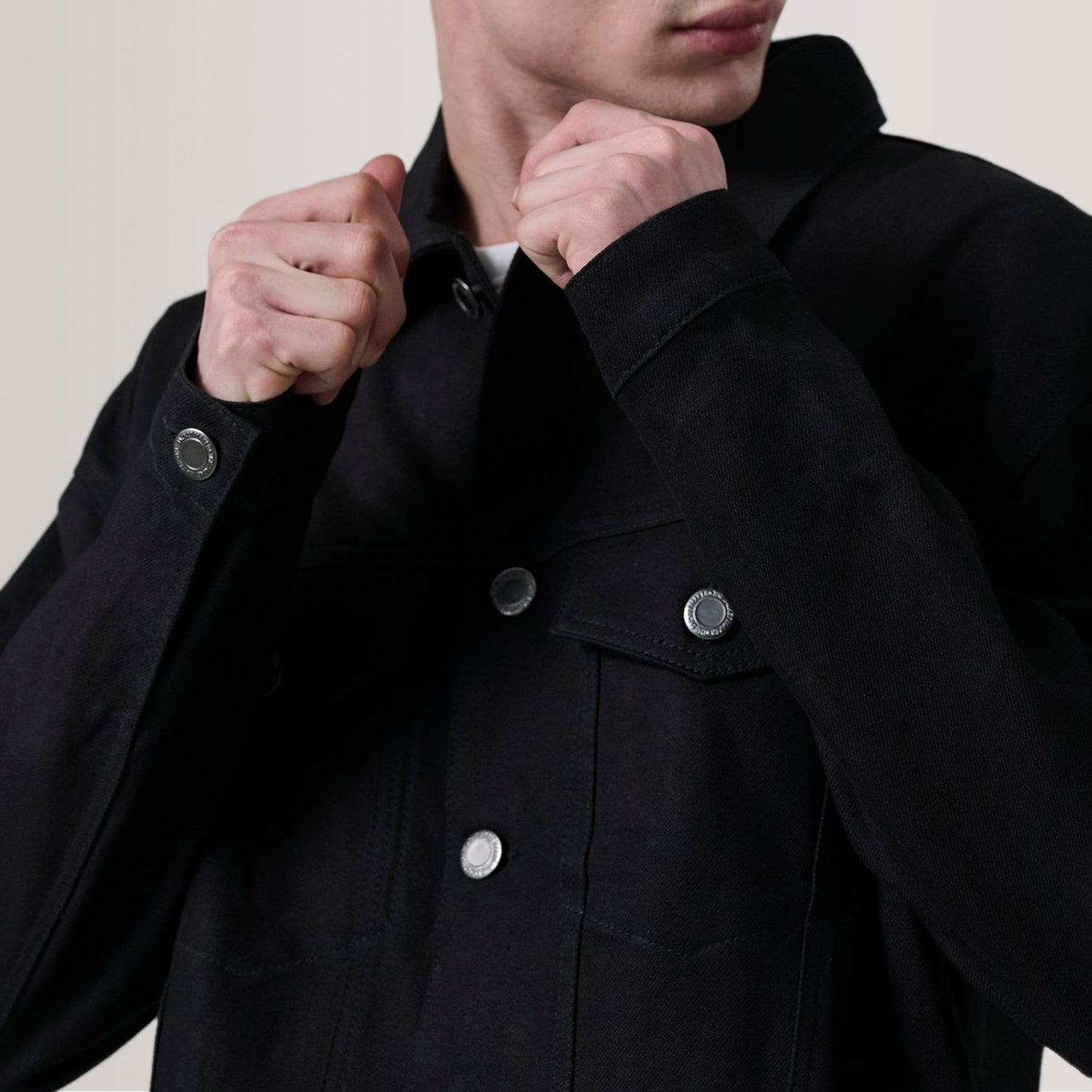 Eddie Black Oversized Denim