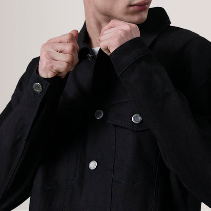 Eddie Black Oversized Denim