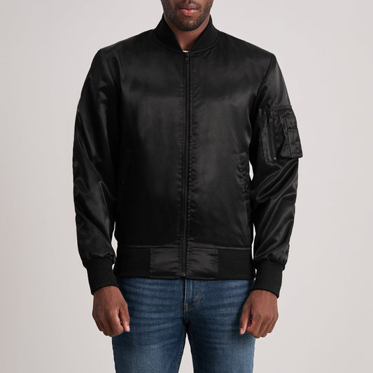 Men's Black MA-1 Bomber Jacket – Quinton Style