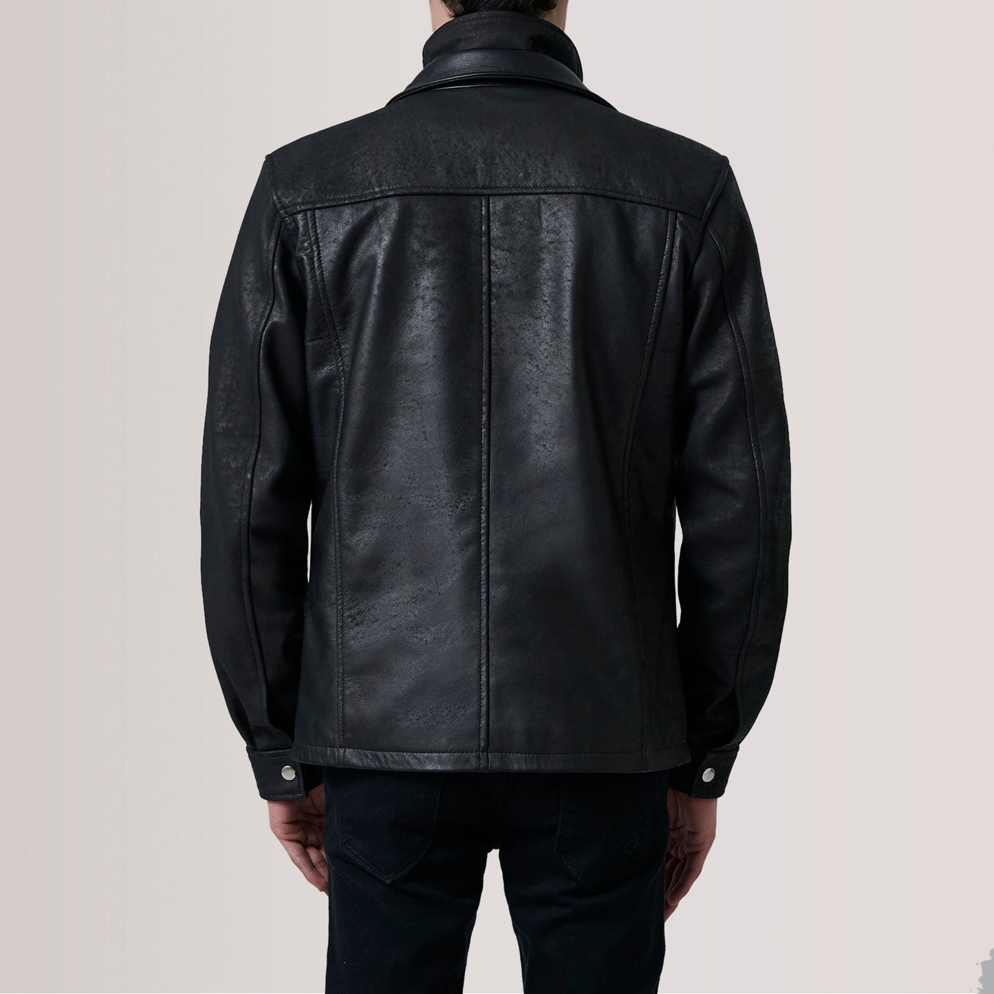 Sean Black Snuffed Classic Jacket SH91