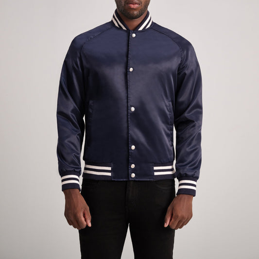 Men's Blue Varsity Jacket – Xander Style