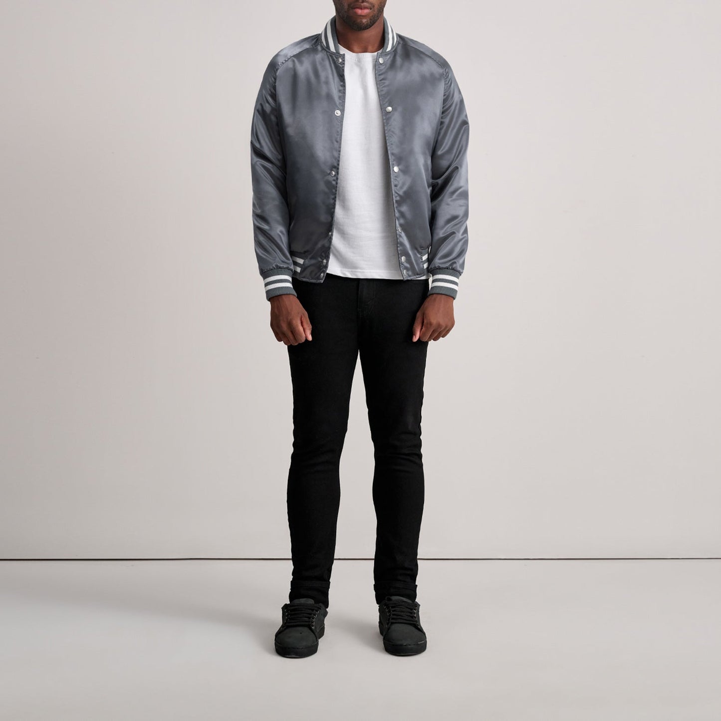 Xander Grey Varsity Jacket SH19