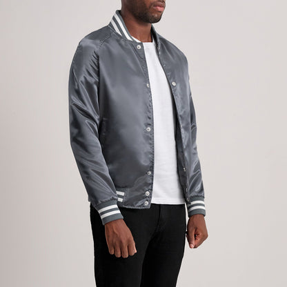 Xander Grey Varsity Jacket SH19