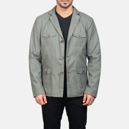 Men's Grey Safari Jacket – Kajetan Style