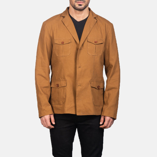 Men's Khaki Safari Jacket – Kajetan Style