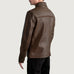 Mystical Pullup Brown Leather Jacket