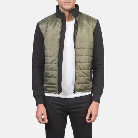 Men's Green Quilted Windbreaker Jacket – Nashville Style