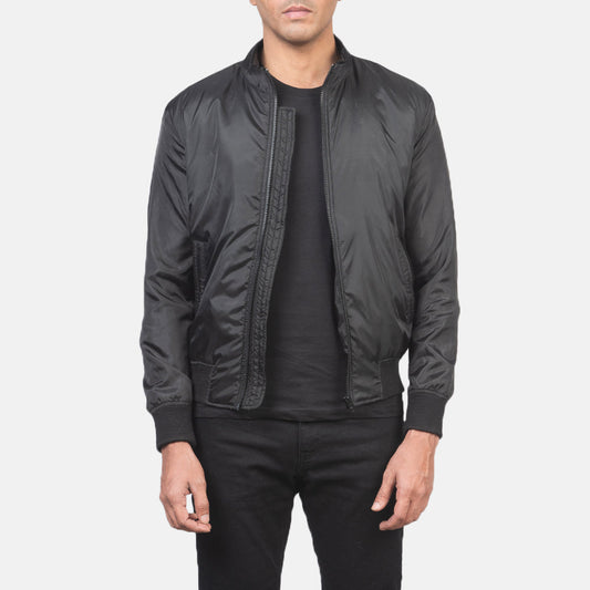Men's Black Bomber Jacket – Ramon Style