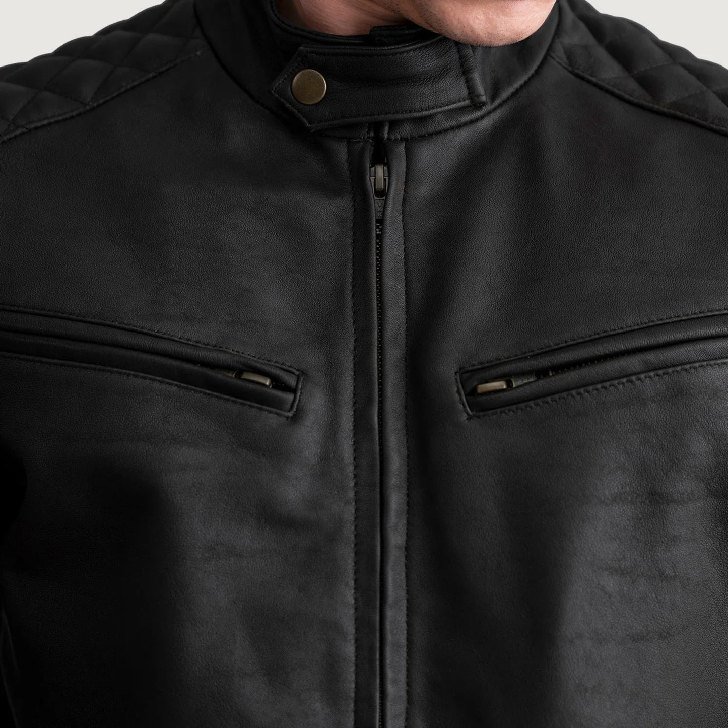 Sven Tumbled Brown Leather Bomber Jacket SH70