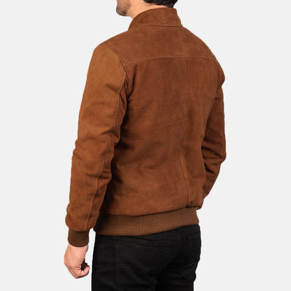 Tomchi Tan Suede Leather Jacket SH63