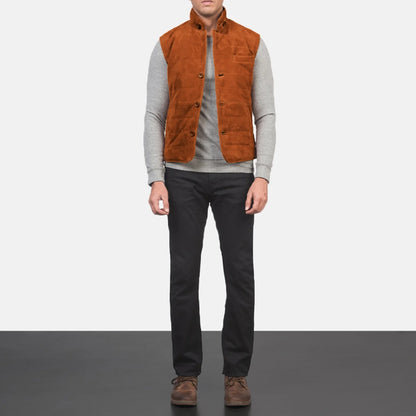 Tony Brown Suede Vest SH60