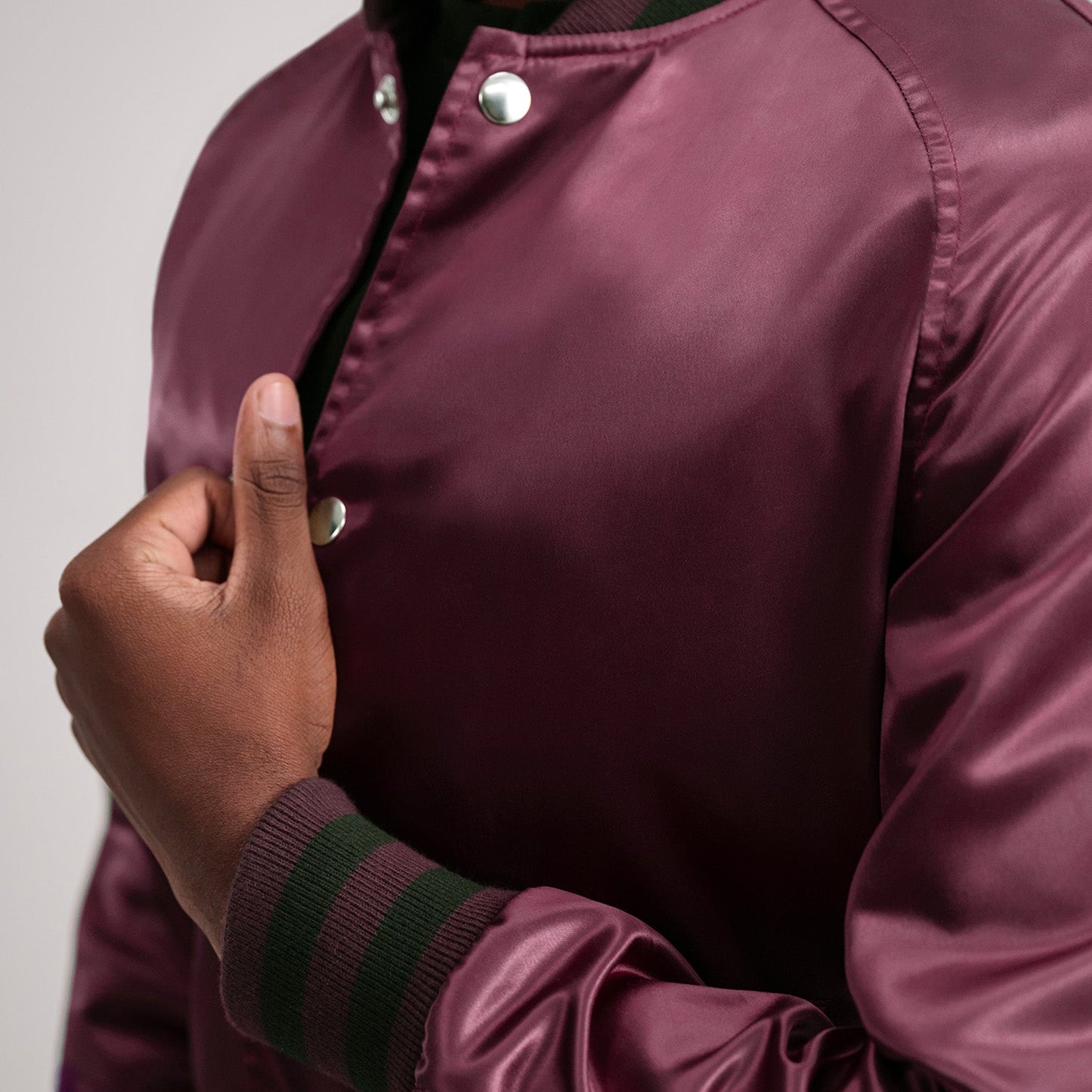 Xander Maroon Varsity Jacket SH18