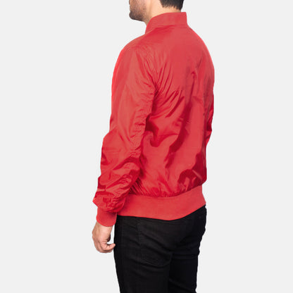 Zack Red Bomber Jacket SH11