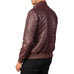 [FS] Moda Maroon Leather Bomber Jacket