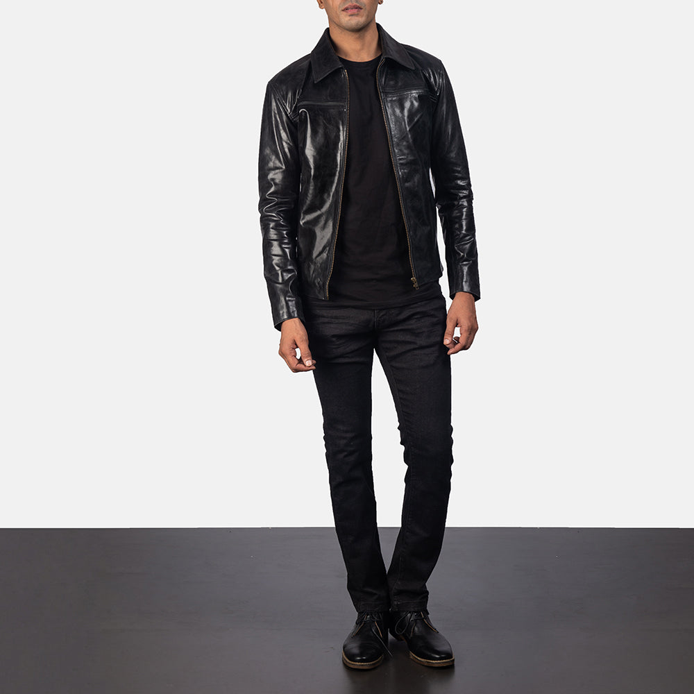 [FS] Mystical Black Leather Jacket