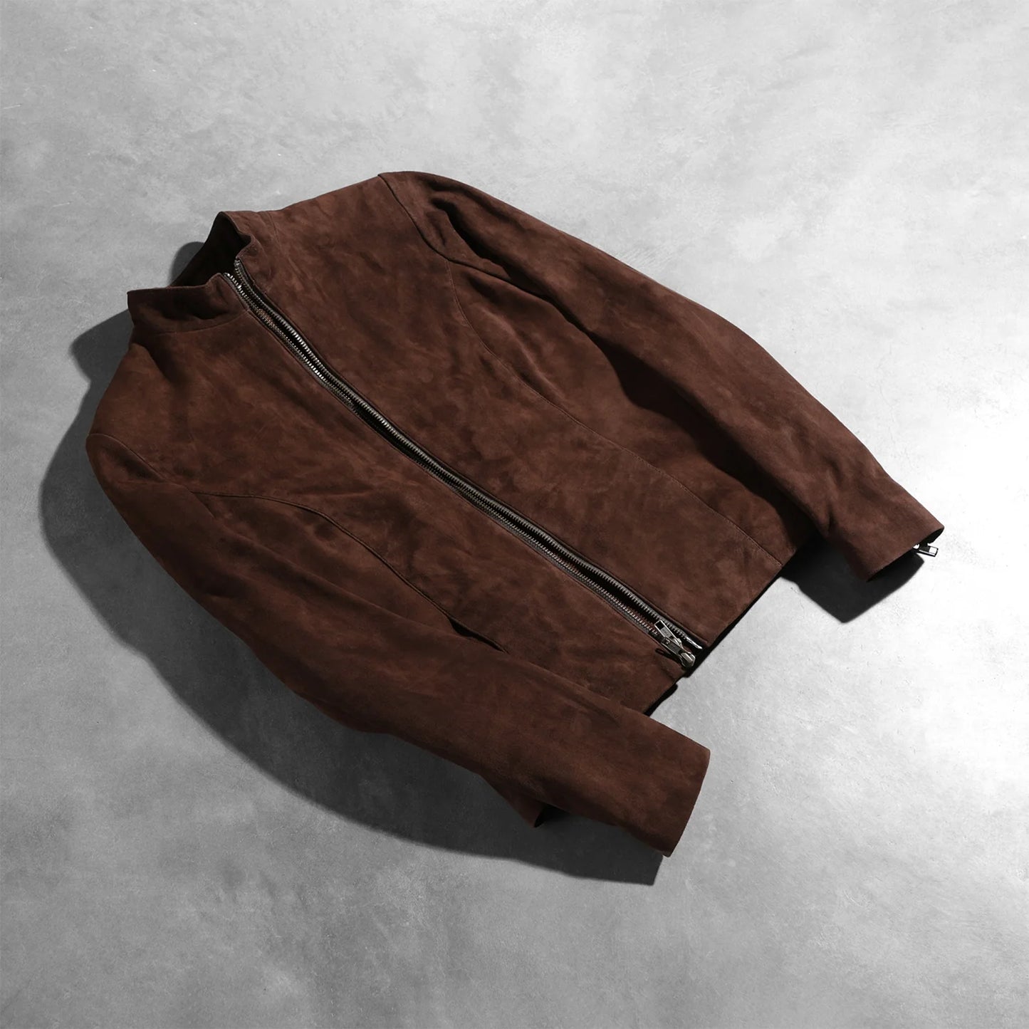 Rumella Mocha Suede Biker Jacket G180