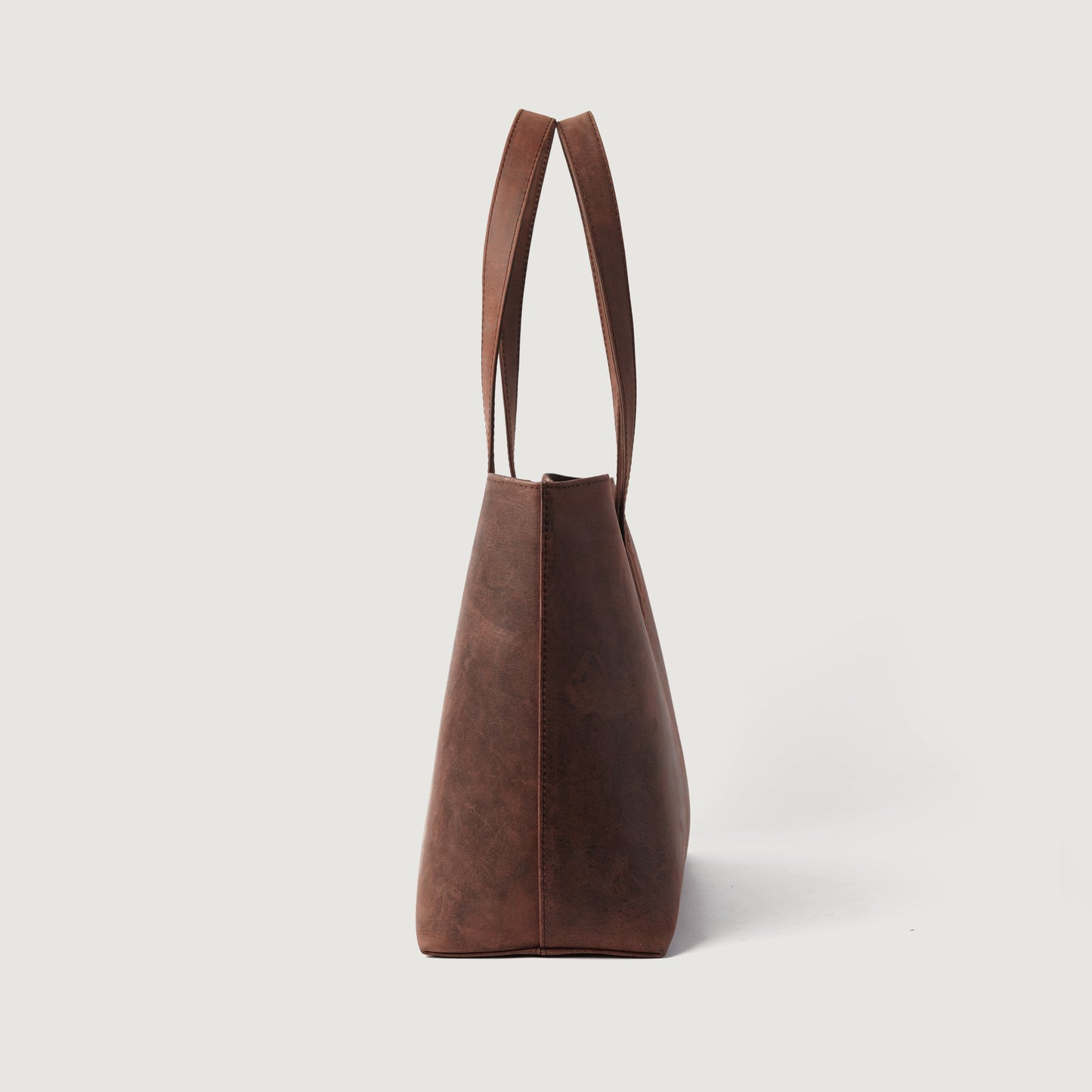 The Bianca Vintage Distressed Brown Leather