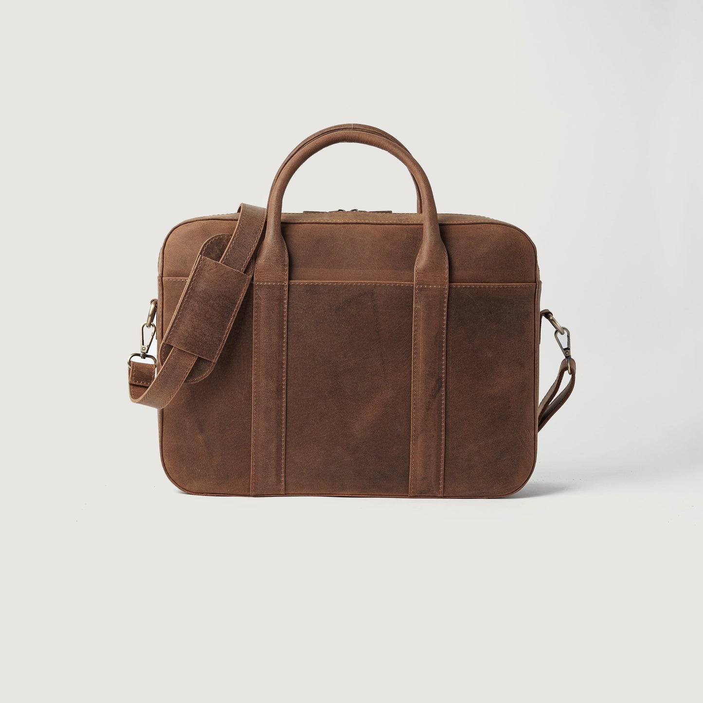 The Captain Vintage Tan Brown Leather 