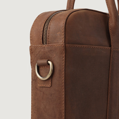 The Captain Vintage Tan Brown Leather 