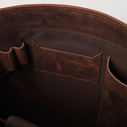 The Carismatico Vintage Distressed Brown Leather 