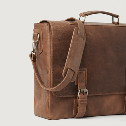 The Cristoph Vintage Tan Leather
