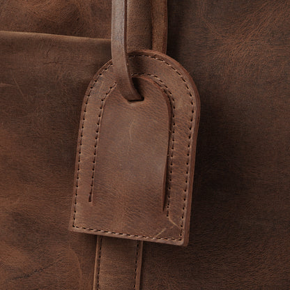 The Darrio Vintage Tan Brown Leather 