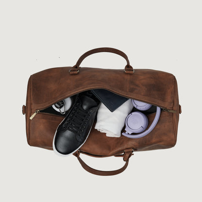 The Darrio Vintage Tan Brown Leather 