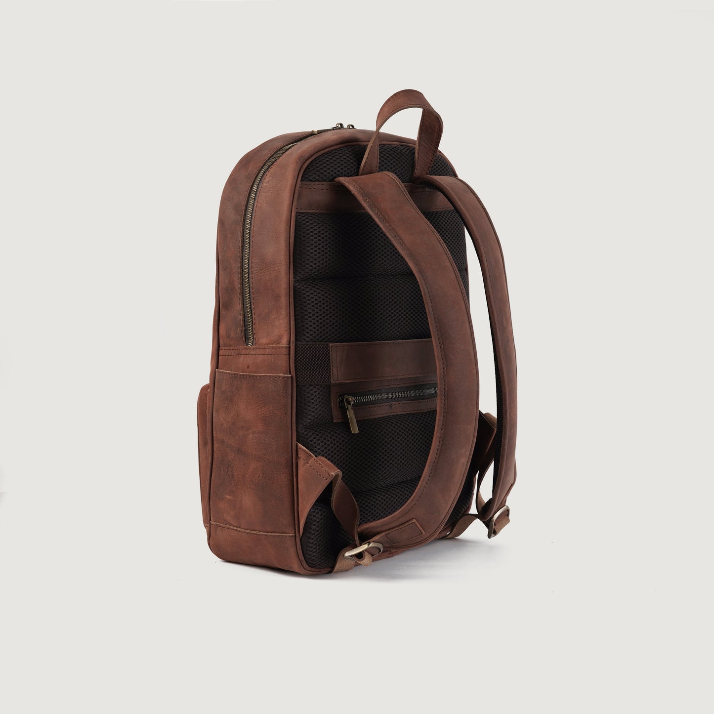 The Philos Vintage Distressed Brown Leather 