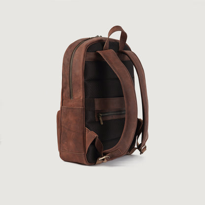 The Philos Vintage Distressed Brown Leather 
