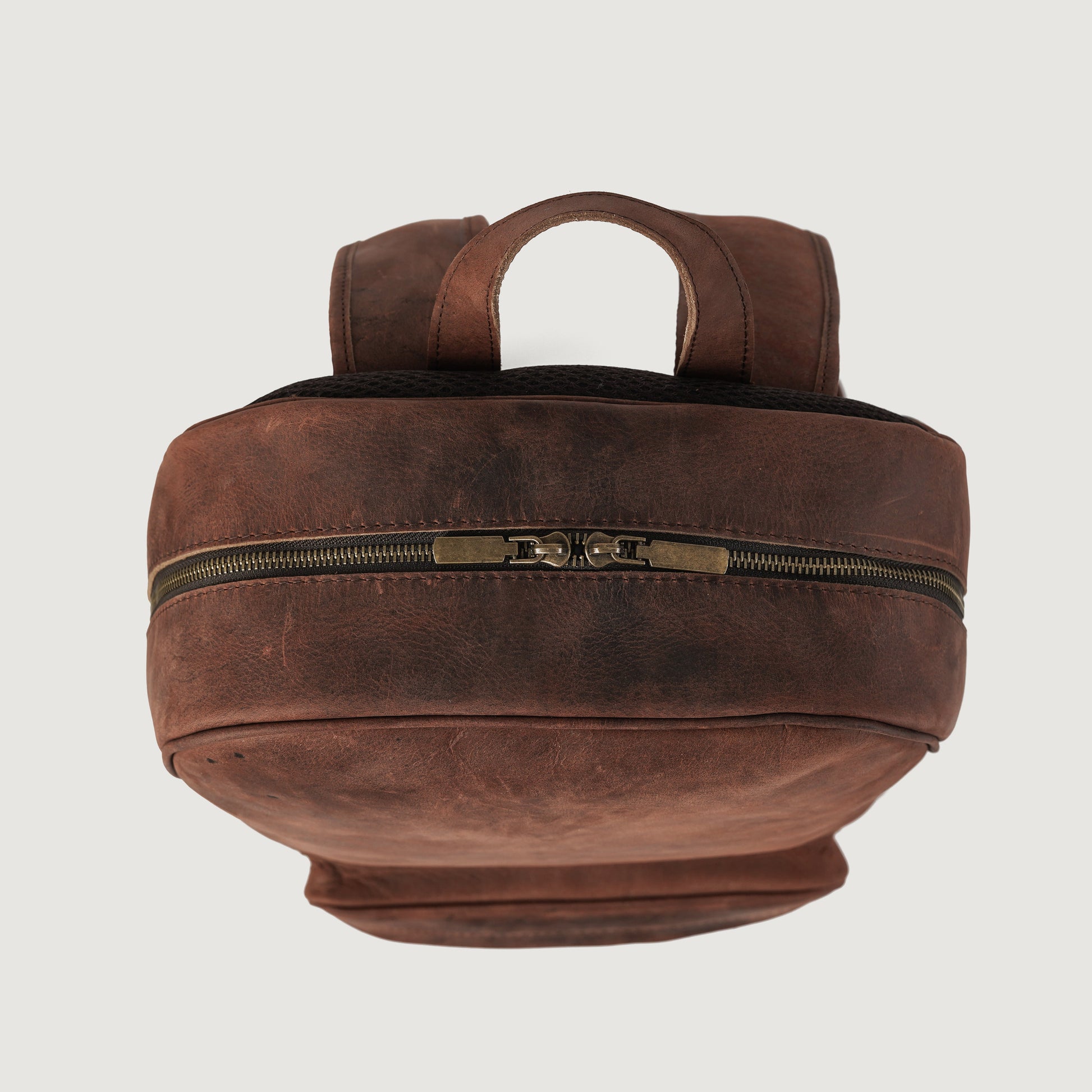 The Philos Vintage Distressed Brown Leather 