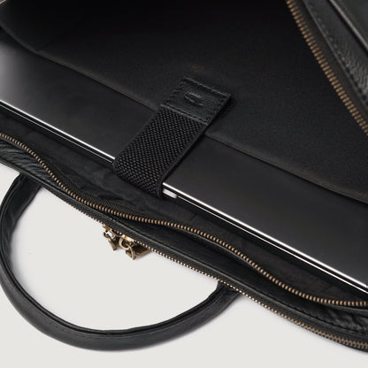 The Preston Black Leather