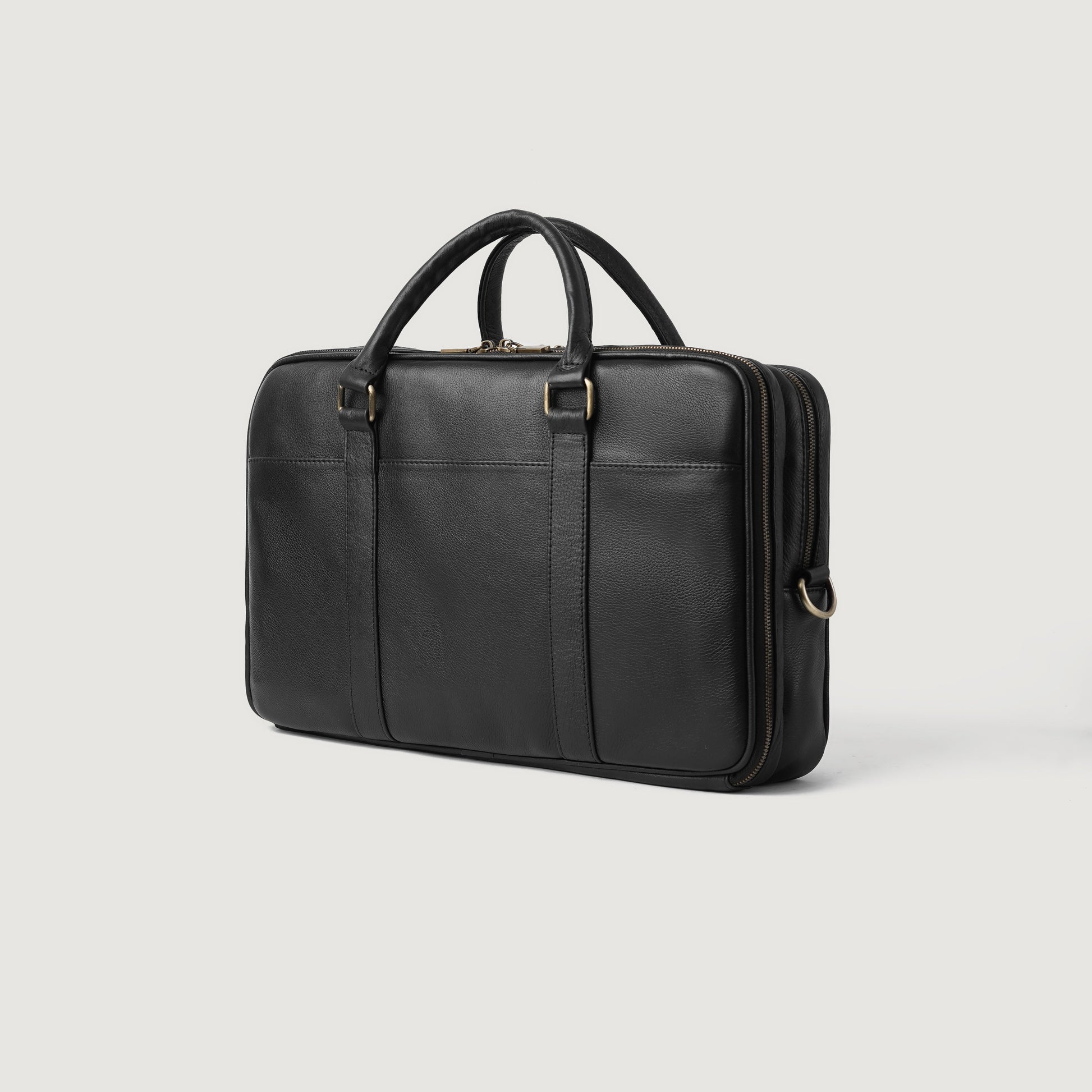 The Preston Black Leather