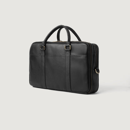 The Preston Black Leather