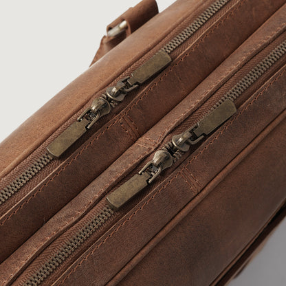 The Preston Vintage Tan Leather