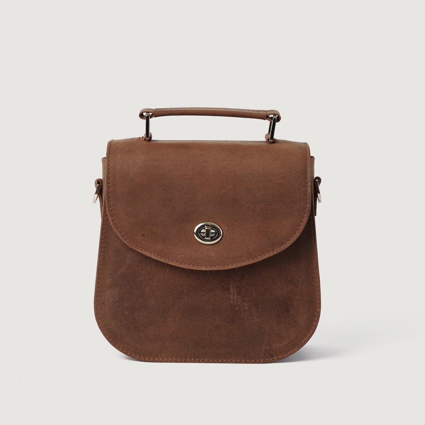 The Sandra Vintage Tan Leather
