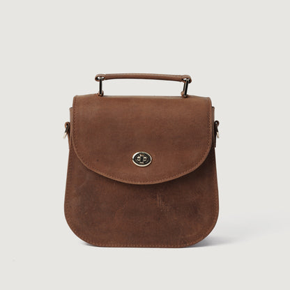 The Sandra Vintage Tan Leather